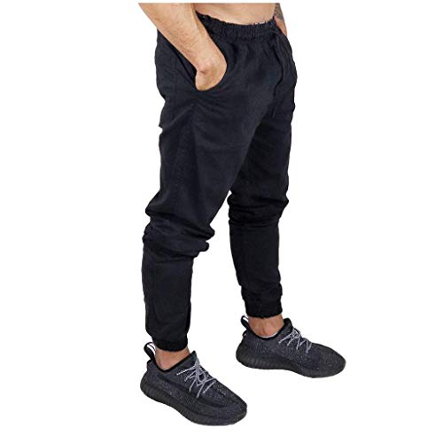 Calça Jogger Preta Tamanho P Masculina Unissex Feminina Adolescente Criança Adulto Muito Estilosa