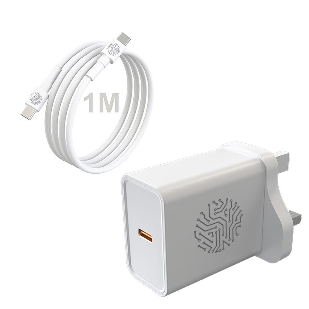 20W USB-C Charger | Quick Charging for iPhone 15/16/17, Samsung Galaxy, iPad | Safe, Compact & Portable