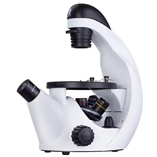 IQCrew IN50C-PS25-WM STEM Science Discovery 40X-500X Inverted Microscope with 25 Prepared Slides, and Microscope Book for Students and Kids 9 416 GSZ51PL