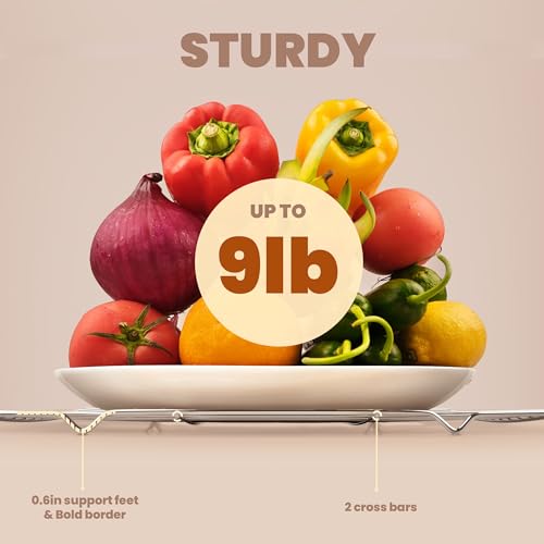 Jacyao'S 2-Pack Cooling Rack, Cooling Racks For Cooking And Baking, Made From Solid Stainless Steel, Easy To Clean thumb #3