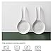 DOWAN Spoon Rest, White Spoon Holder for Stove Top, Owl Spoon Rest for Kitchen Counter, Farmhouse Kitchen Decor and Accessories, Set of 2
