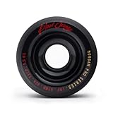 Blood Orange Morgan 65mm Longboard Wheel for Sliding, Surfskate, Cruising, Electric Skateboard, Freeride, LDP. (82a - Black)