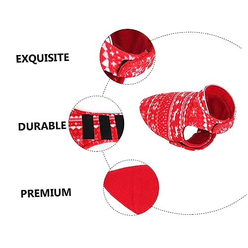 Disfraz navideño reversible para perros pequeños miniatura 5