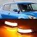 Wing Mirror Indicator 2Pcs for Suzuki for Swift 2018 2019 2020 Dynamic LED Turn Signal Light Side Wing Rearview Mirror Sequential Blinker Lamp Mirror Indicator Light