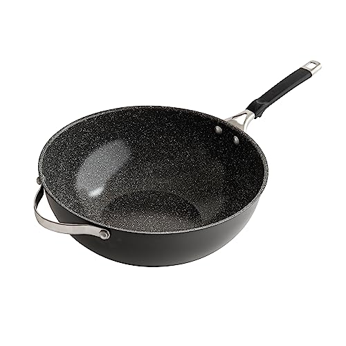 Nordic Ware 13851AMZM Verde Aluminized Steel Cookware With Ceramic Coating, 12-Inch Wok cover