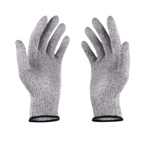 Guantes resistentes a cortes para bricolaje y talleres, protector de manos multiescena L, 5pcs