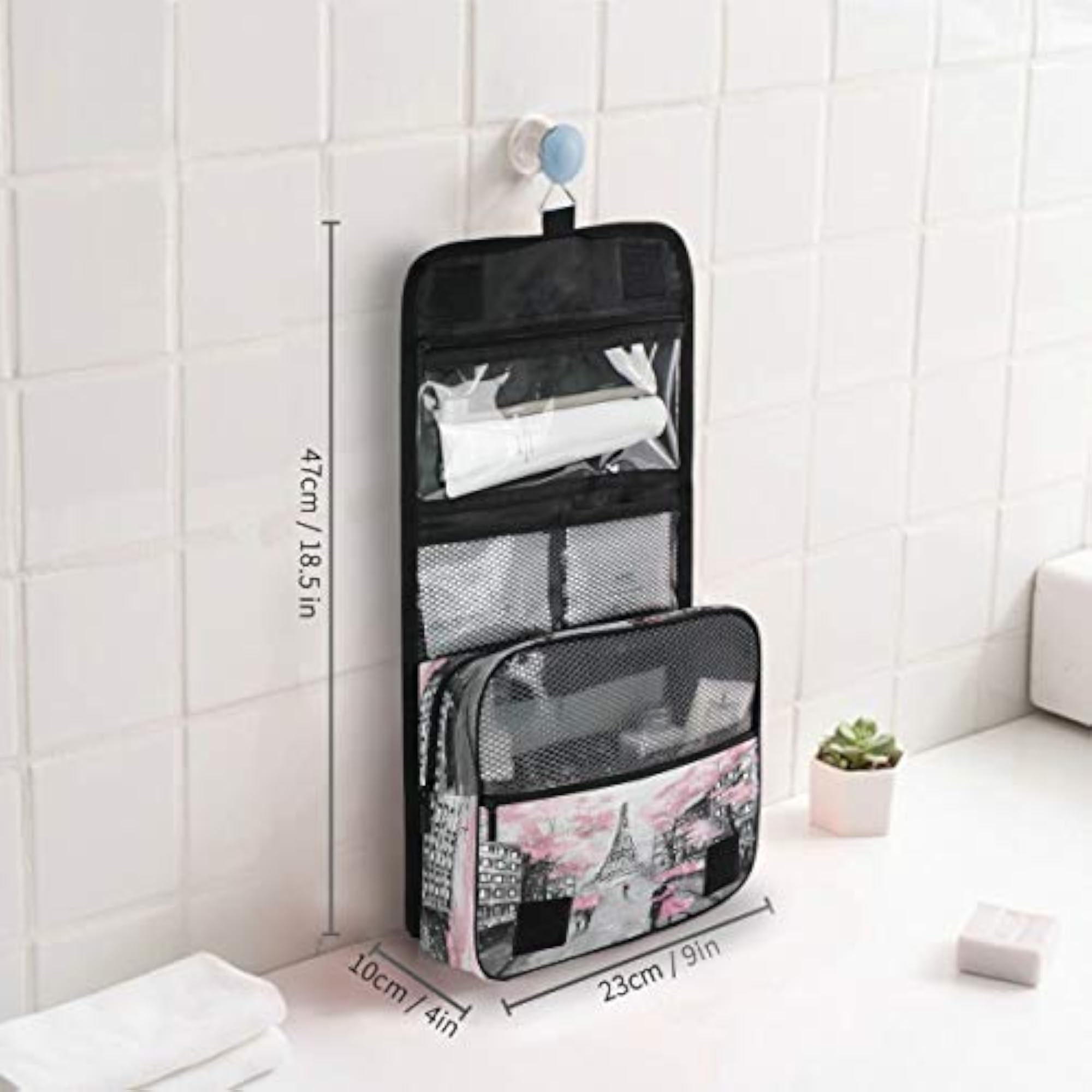 Hanging Toiletry Bag, Portable Makeup Organizer