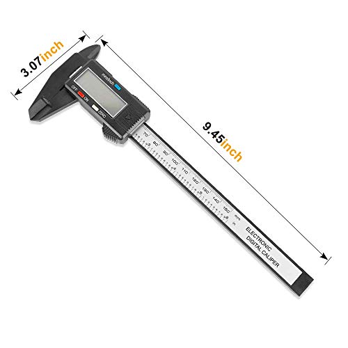 Image of Digital Caliper, Upgraded Calipers 6 inch, Measuring Tool, Electronic Ruler, with Large LCD Screen, Auto-Off Feature, Inch and Millimeter Conversion, Perfect for Household DIY (1 pcs)