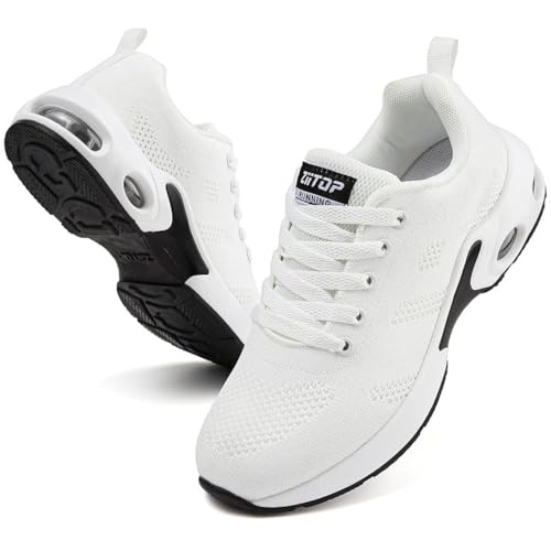 Laufschuhe Damen Turnschuhe Sportschuhe Luftpolster Sneaker Sommer Atmungsaktive Joggingschuhe Orthopädische Schuhe rutschfeste Leichte Walkingschuhe Hallen Fitnessschuhe Outdoor Running Shoes