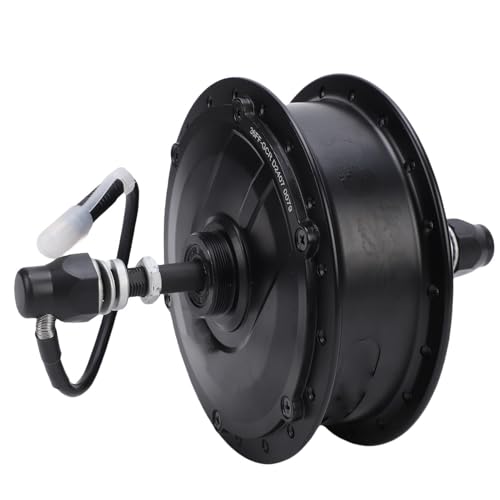 SUNGOOYUE Motor de Cubo de Aleación de Aluminio 36 V 500 W Rueda Trasera Motor de Bicicleta Eléctrica para Bicicletas de Montaña, Kit sin Escobillas IP65 Impermeable con par de 31,8-33 N.M,