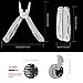 YOUNGDO Multitool, 18 in 1 Pocket Multi-Plier with Screwdriver Bit Set, Stainless Steel with Nylon Sheath, Tools for Men