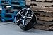 OE Wheels CV02 19 Inch Rims Fit Corvette C8 Z06 Style 5x120 19x8.5 / 20x11 Satin Black (Set of 4)