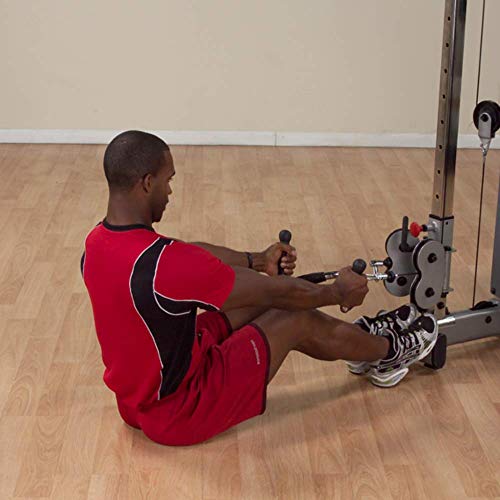 Body-Solid Alloy Steel Pro-Grip Seated Row/Chinning Bar