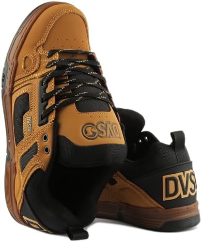 Dvs Footwear Mens Comanche Skate Shoe, Chamois Black Gum Nubuck, 11 Medium US | Image 3