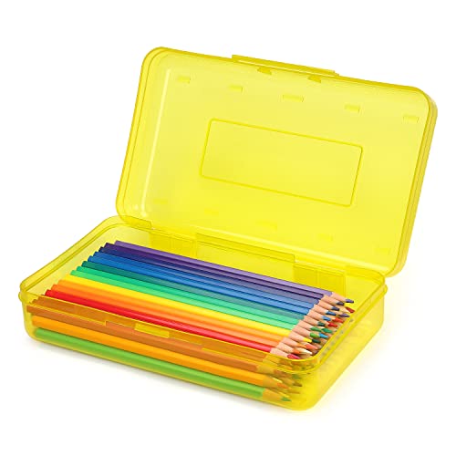 Image of Tamaki 1 Pack Plastic Pencil Box Large Capacity, Blue