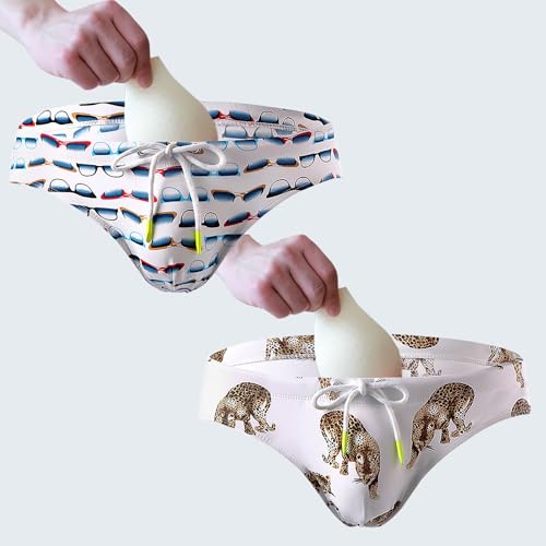 Mens Swim Briefs poch Bulge Enhancing Swimwear Conver Cup wiht Pouch Male Bikini Padded Swimming Sexy Underwear Enhancer Men3