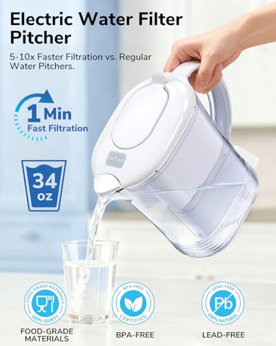 Filtre à eau électrique contre le goût de chlore et plomb du robinet