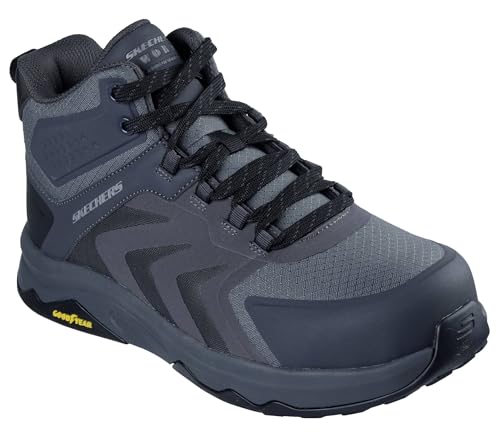 Skechers Speed Flex Trekker Nordown   Botas de seguridad para hombre, Tela sintética de color carbón, 44 EU