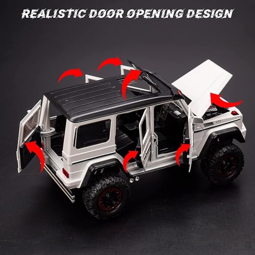 VARIYA ENTERPRISE Metal Pull Back Diecast Car 1:24 Big Mercedes Amg G500 Pull Back Car Model With Sound Light Boys Gifts Toys For Kids?Pack Of 1?,Multicolor