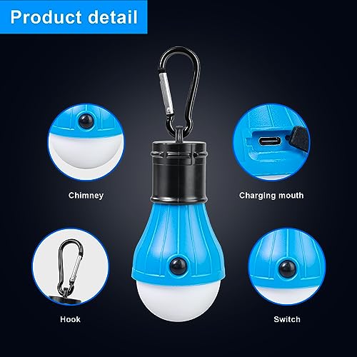 Led-Camping-Lantern-USB-RechargeableOutdoor-Tent-Lights-for-Camping-HangingKids-with-Clip-Hook-Camping-Flashlight-2-Packs-Black