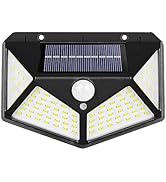 Btag Solar Motion Sensor Sun-Powered LED Wall Light | 1W Wireless Waterproof LED Outdoor Lamp wit...