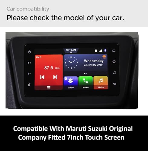 Image of Screen Guard Protector Compatible For MARUTI SUZUKI SWIFT DZIRE Facelift VXI ZXI 7 Inch 2024 Infotainment System Touch Accessories (Swift Dzire, 7 Inch)