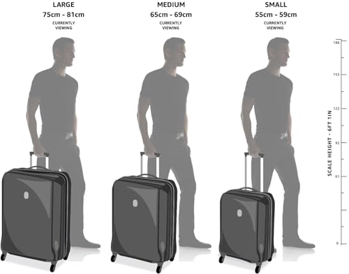 Image of SAMSONITE 4 Spinner Wheels Trolley Bag Suitcase for Travel | Staren 55 Cms Polycarbonate Hardsided Small Cabin Luggage Trolley Bag, Matte Green