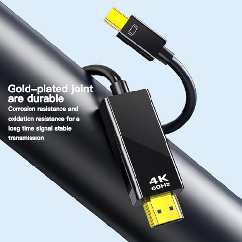 Image of NEXSA Mini DisplayPort to HDMI Cable 6FT 4K 60Hz Black