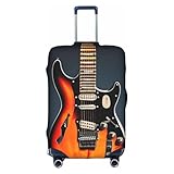 YQxwJL Funda elástica para equipaje de viaje con estampado de guitarras eléctricas, Small
