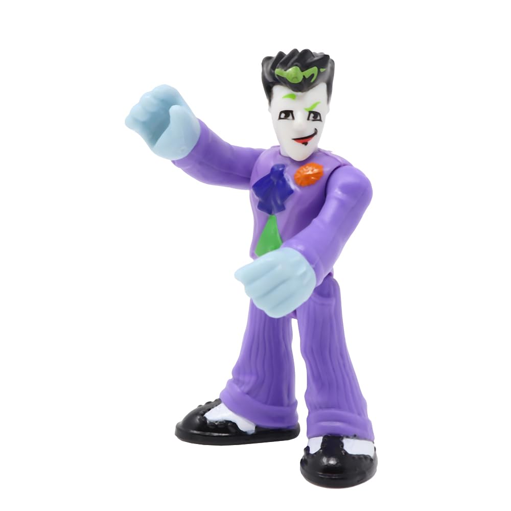 Imaginext Parte di ricambio per Fisher-Price da collezione ispirato a DC Superfriends Hero Villain Playset GNY62 - Figura Joker Poseable di ricambio