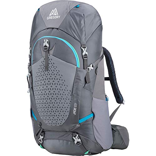 Gregory Mountain Products Jade 63 Liter Women's Overnight Hiking Backpack, Ethereal Grey, X-Small/Small #TOP28