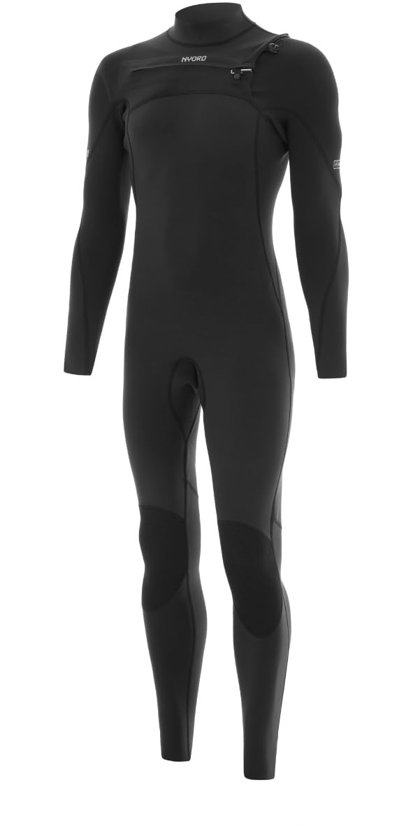 Nyord 2026 Mens Solu Yulex 3/2mm Chest Zip Fl Wetsuit - Black