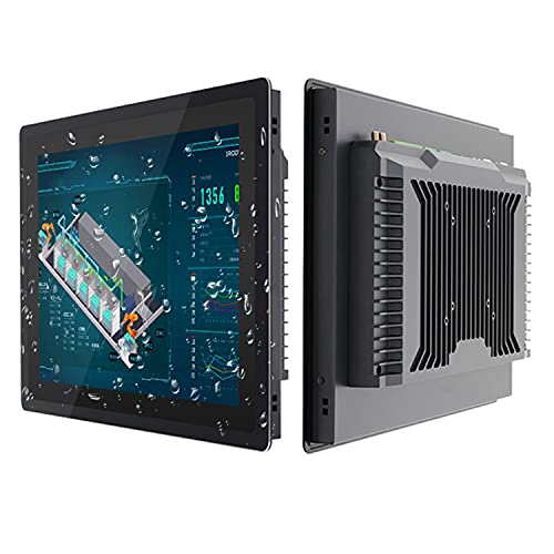 Image of 12.1 Inch Smart Capacitive Touch Screen Fully Enclosed Industrial Panel PC Win10 (4GB RAM 64GB SSD, Core i3-3217U)