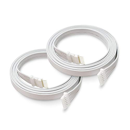 Light Solutions Extension Cable for Philips Hue Lightstrip V4 Lighting - LED Strip LED Lighting - Extension Cable - White (Extension 3.28ft(2 pcs))