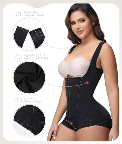 Image of M MYODRESS Shapewear For Women Tummy Control Fajas Colombianas Moldeadoras Body Shaper Post Surgery Compression Garment