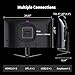 KTC 27 Inch Curved Gaming Monitor, 1440P QHD 144Hz PC Monitor, 1500R Computer Display Adaptive Sync, HDR400, 4000:1 Contrast, Eye Care, DP HDMI Port, VESA Wall Mountable, H27S5C