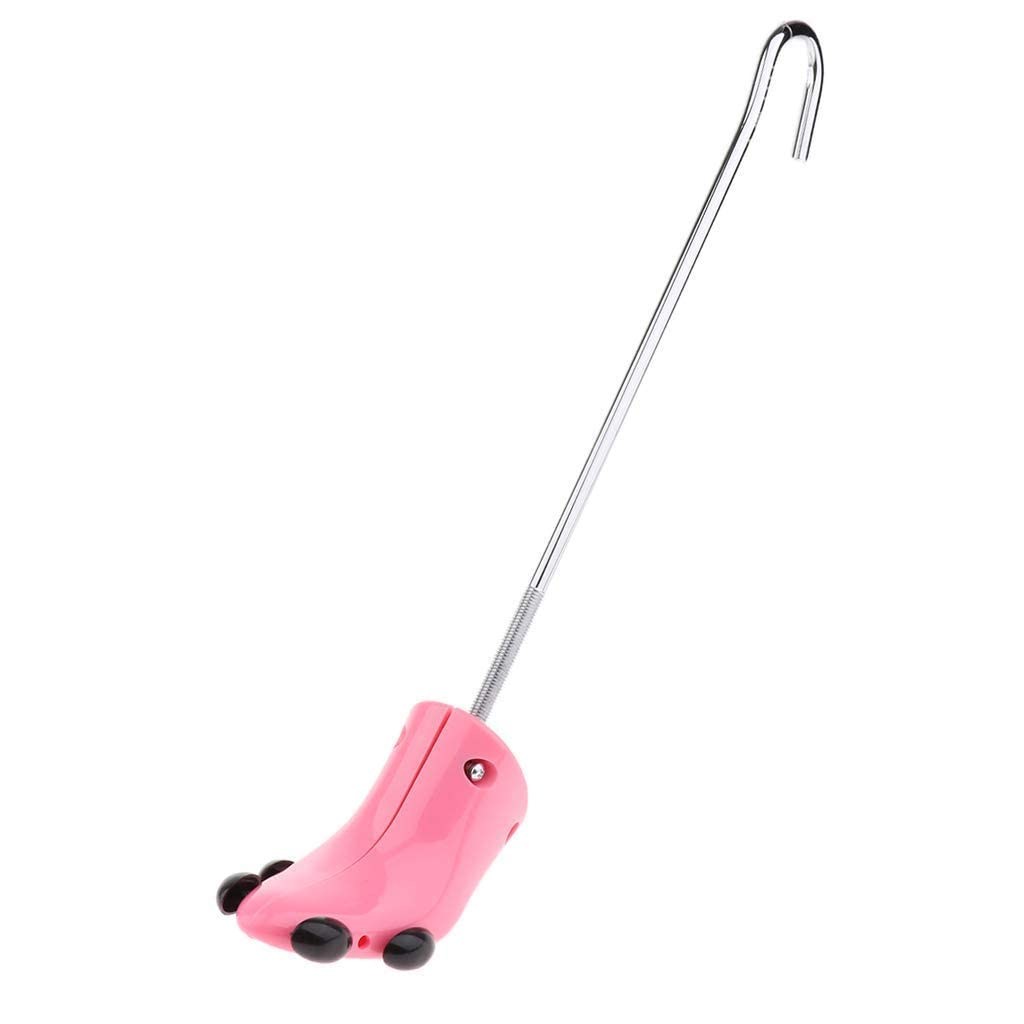 Molde de botas, camilla de zapatos de plástico, camilla de zapatos para mujer y hombre, expansor ajustable para pies anchos, rosa, como se describe (rosa talla única)