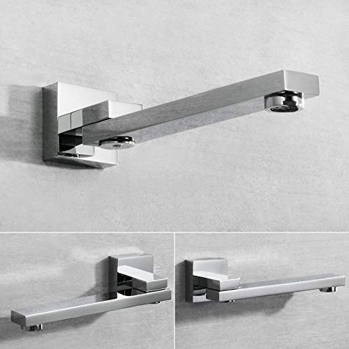 Mitigeur de bain thermostatique mural avec grand ensemble de douche LED