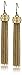 Lucky Brand Gold Tassle Earrings