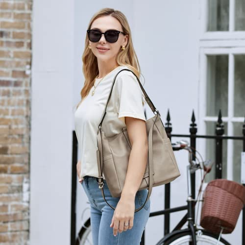 CLUCI Vintage PU Leather Hobo Bag #TOP18