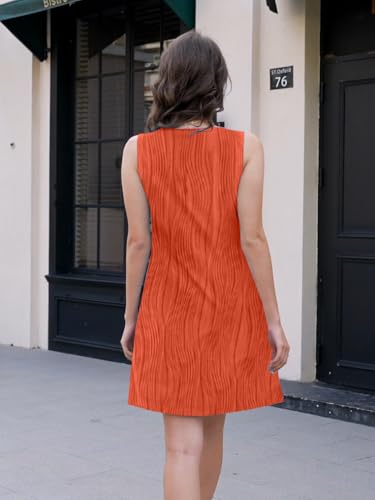 Image of ETCYY Sun Dresses for Women 2026 Vacation Beach Swimsuit Coverups Sundresses Button Down Sleeveless Summer Dress