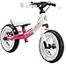 Produktbild BIKESTAR Mitwachsendes Kinder Laufrad ab 2 - 3 Jahre | 10 Zoll Sport Lauflernrad | Pink Weiß