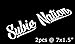 iJDMTOY 7x1.5-Inch Subie Nation Vinyl Decal Stickers, Compatible with Subaru WRX STI BRZ Impreza Legacy for Windshield, Bumper, License Plate Frame, Trunk, etc