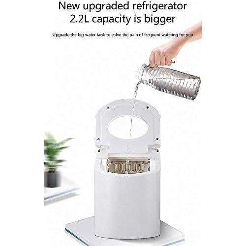 ywewsq Tragbare, kompakte Eismaschine, Arbeitsplatte, Produzieren Sie 25 kg, gewerblicher Kleiner Tee, Shop-Handbuch… – Bild 5