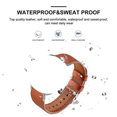 Set de 2 correas de cuero para ASUS ZenWatch 2 1.63" miniatura 7