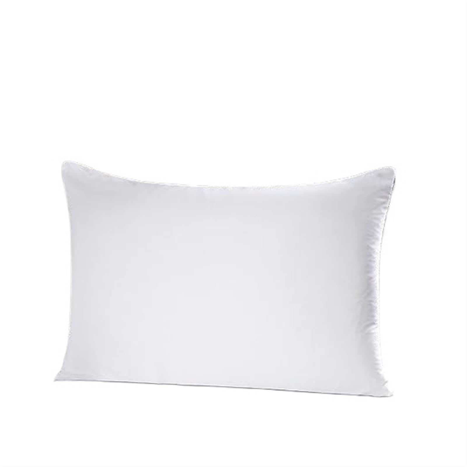 Funda de Almohada de Seda Funda de Almohada de Seda de Morera Funda de Almohada de Seda Pura con Cremallera Oculta(White,50x75cm-2PCS)
