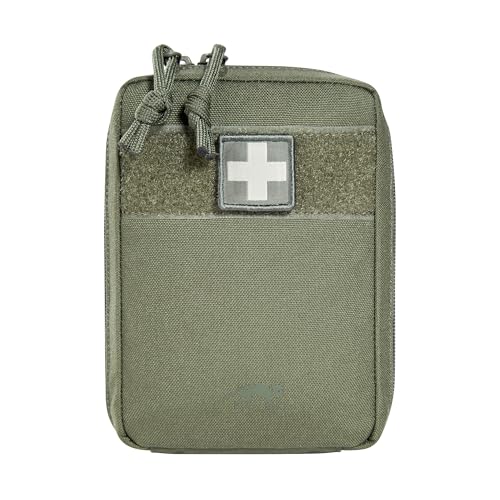 Set de primeros auxilios TT First Aid Basic verde con sistema Molle para viajes y senderismo 3