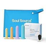 Soul Source Silicone Dilators - Large Set w/Travel Pouch. Made in USA. Free Shipping.