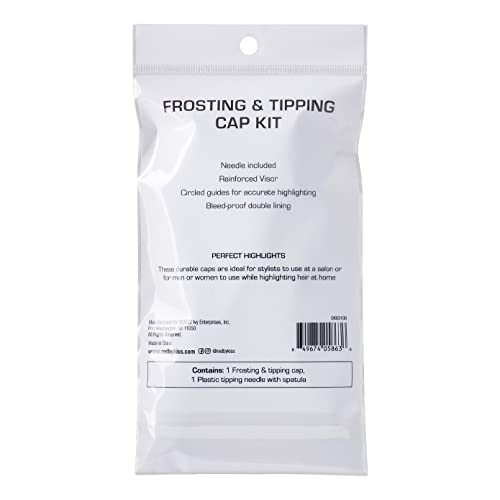 Red By Kiss Hair Dye Coloring And Highlighting Kit Frosting And Tipping Cap Kit (2 Piece Kit) #TOP1