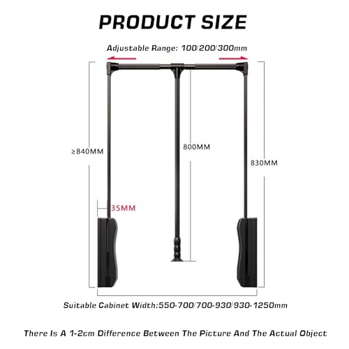 Penderie rabattable télescopique pour optimiser le rangement du dressing - 2